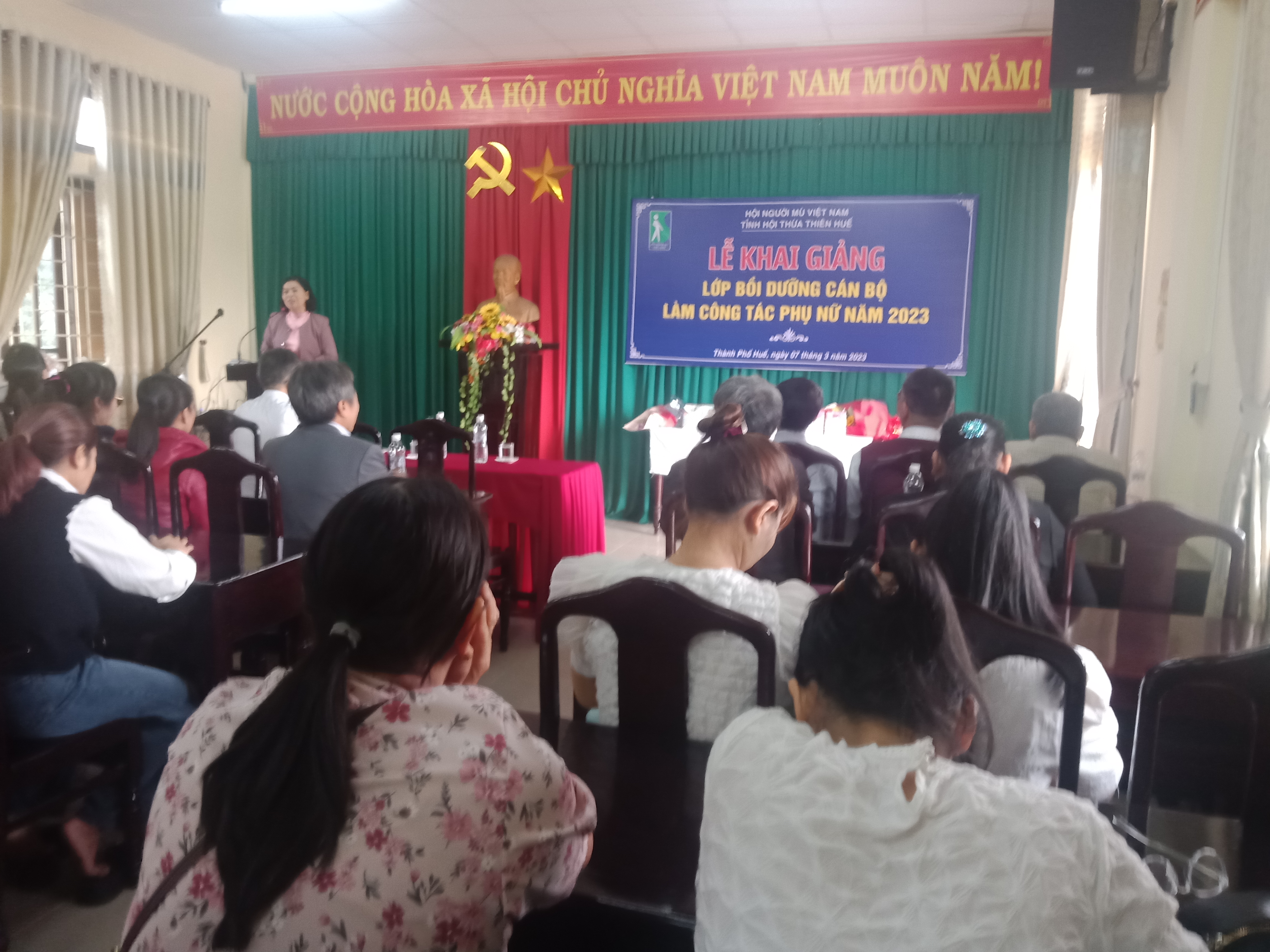 Hội Người mù tỉnh Thừa Thiên Huế tổ chức kỉ niệm ngày Quốc tế phụ nữ 8/3